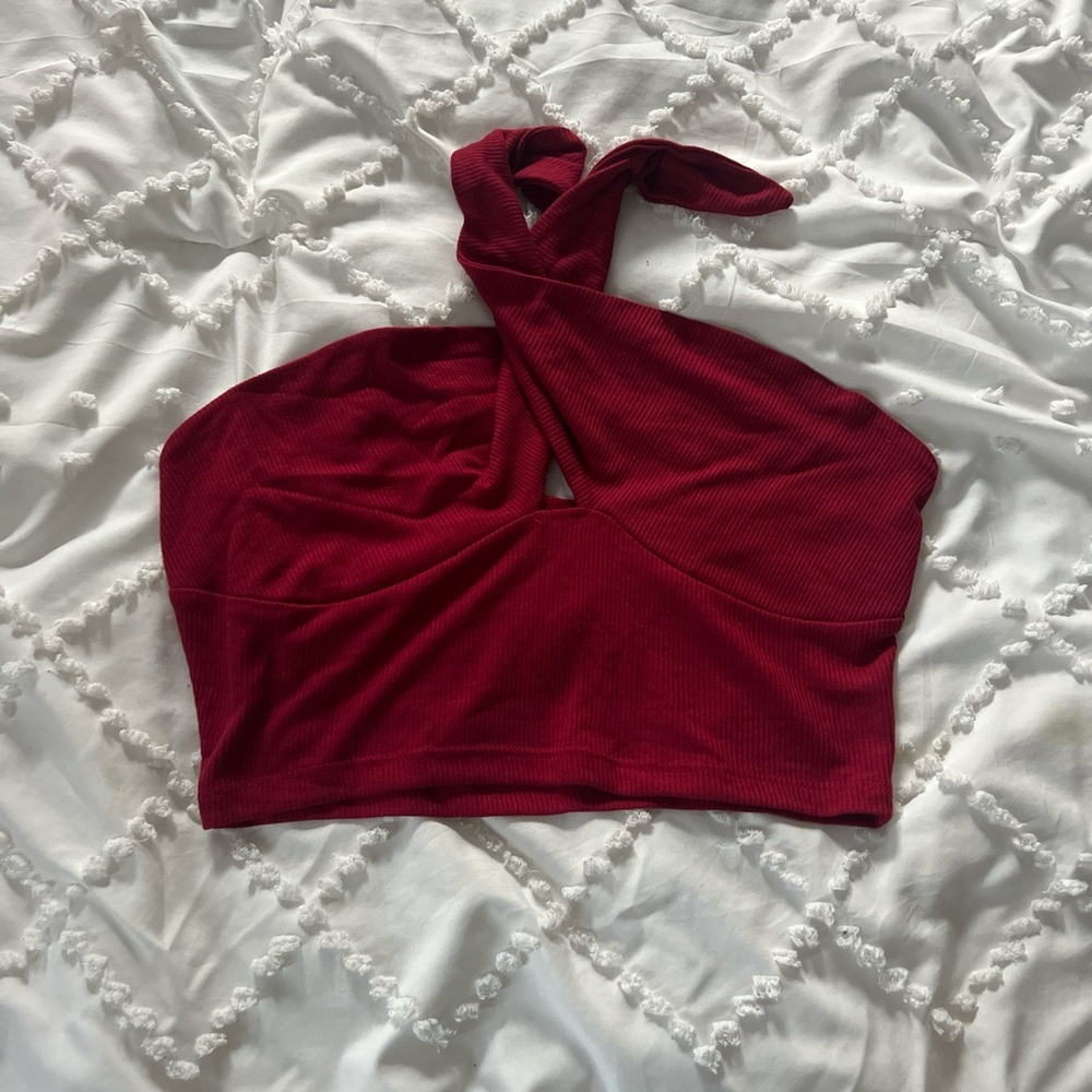 Red Crop Top